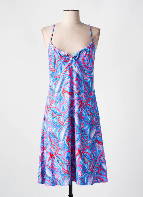 Robe mi-longue bleu CYELL pour femme