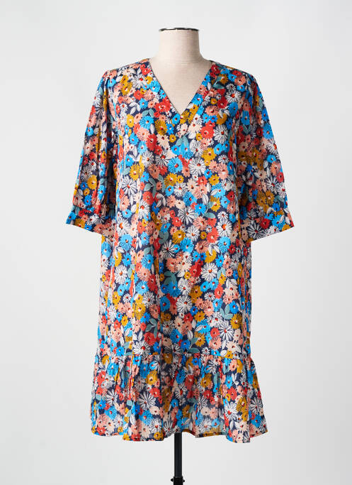 Robe mi-longue bleu CYELL pour femme