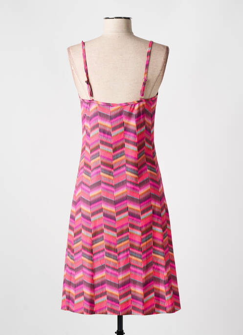 Robe mi-longue rose CYELL pour femme