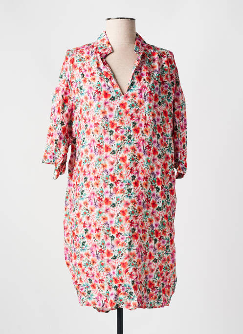 Robe mi-longue rose CYELL pour femme