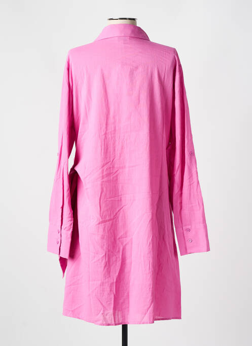 Robe mi-longue rose CYELL femme