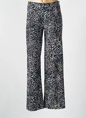 Pantalon droit taille élastique noir CYELL femme