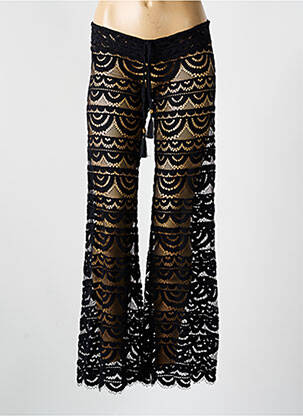 Pantalon flare coupe évasée noir PILYQ femme