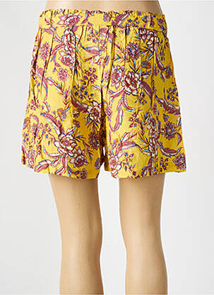 Short coupe droite jaune CYELL femme
