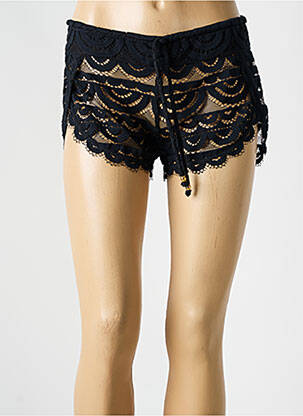 Short coupe droite noir PILYQ femme