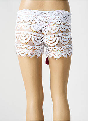 Short coupe droite blanc PILYQ femme