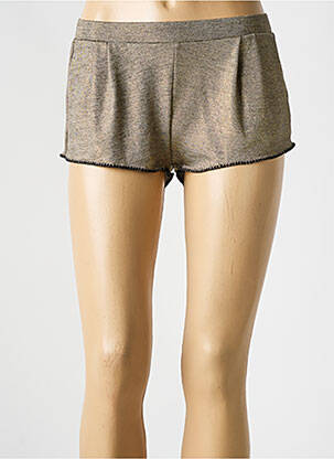 Short coupe droite or PILYQ femme