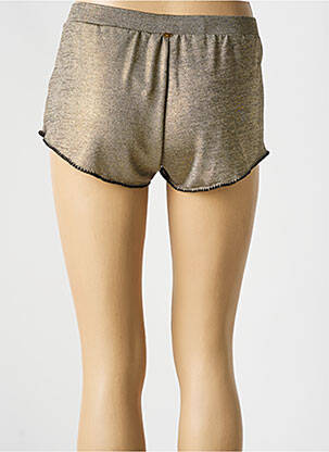 Short coupe droite or PILYQ femme