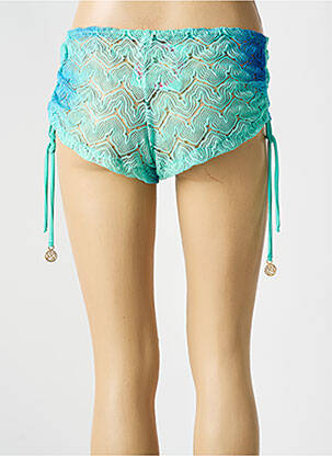 Short coupe droite bleu LULI FAMA femme