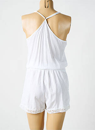 Combishort coupe cintrée manches longues blanc PHAX femme