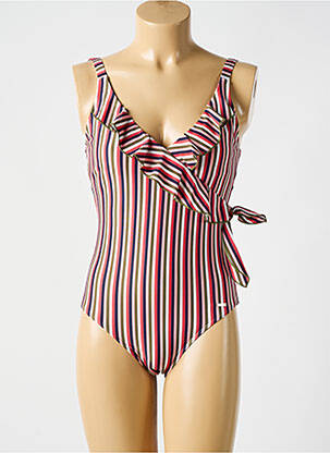 Maillot de bain 1 pièce imprimé fantaisie rose CYELL femme
