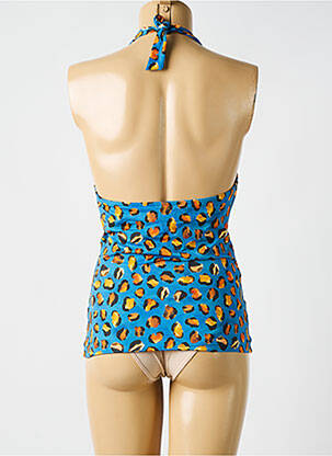 Top de bain imprimé fantaisie bleu CYELL femme