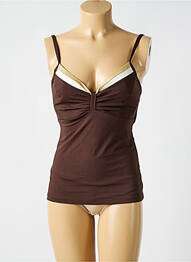 Top de bain marron CYELL femme