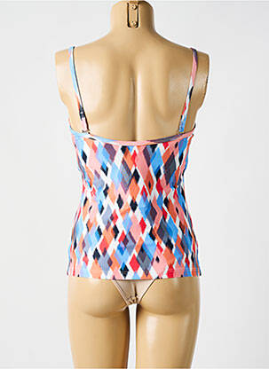 Top de bain imprimé fantaisie bleu CYELL femme
