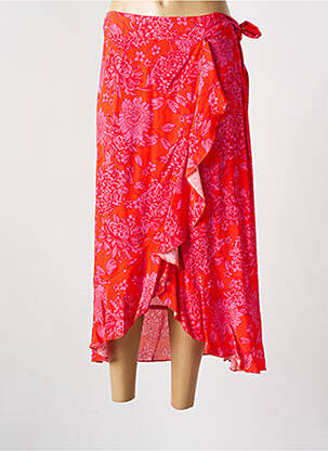 Jupe longue rouge CYELL pour femme