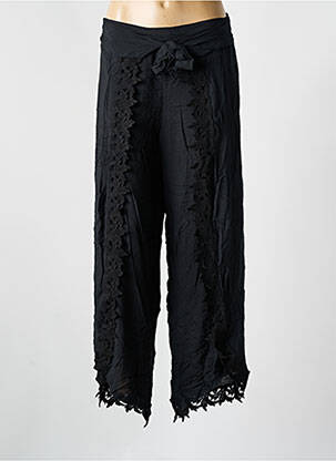 Pantalon droit noir MILONGA pour femme