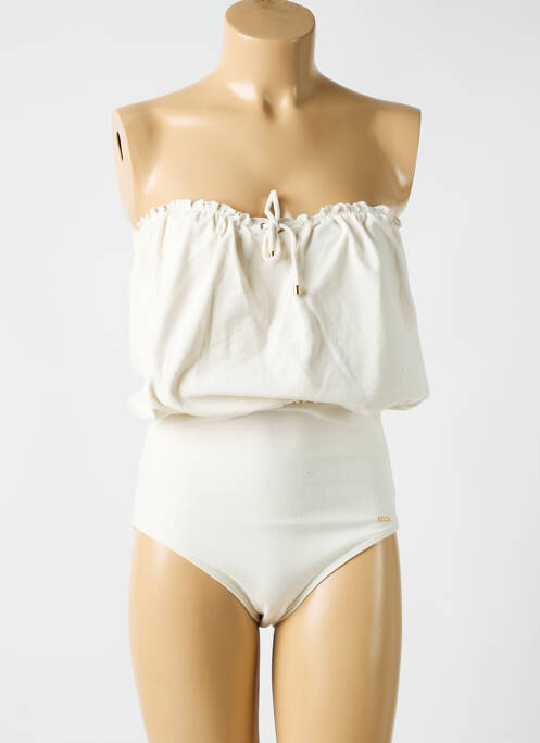 Maillot de bain 1 pièce blanc CYELL pour femme