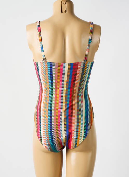 Maillot de bain 1 pièce bleu CYELL pour femme