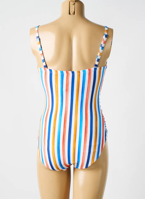 Maillot de bain 1 pièce bleu CYELL pour femme