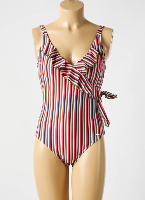 Maillot de bain 1 pièce rose CYELL pour femme