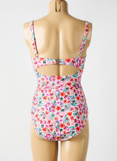 Maillot de bain 1 pièce rouge CYELL pour femme