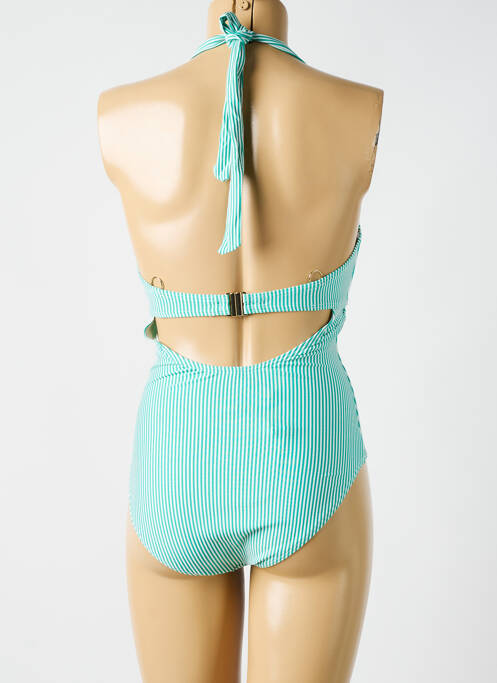 Maillot de bain 1 pièce vert CYELL pour femme
