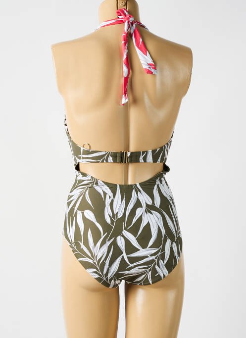 Maillot de bain 1 pièce vert CYELL pour femme