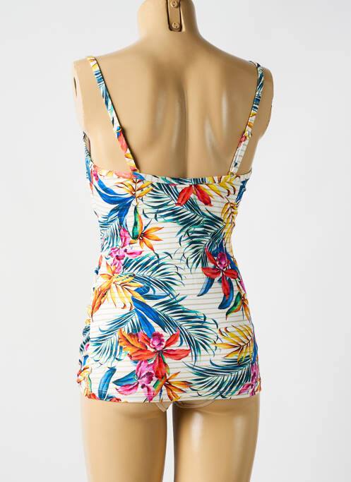 Top de bain imprimé fantaisie bleu CYELL femme