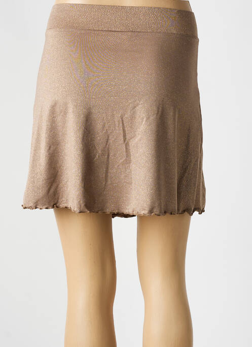 Jupe courte beige CYELL pour femme