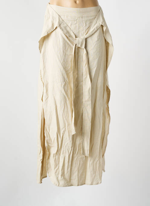 Jupe longue beige PHAX pour femme