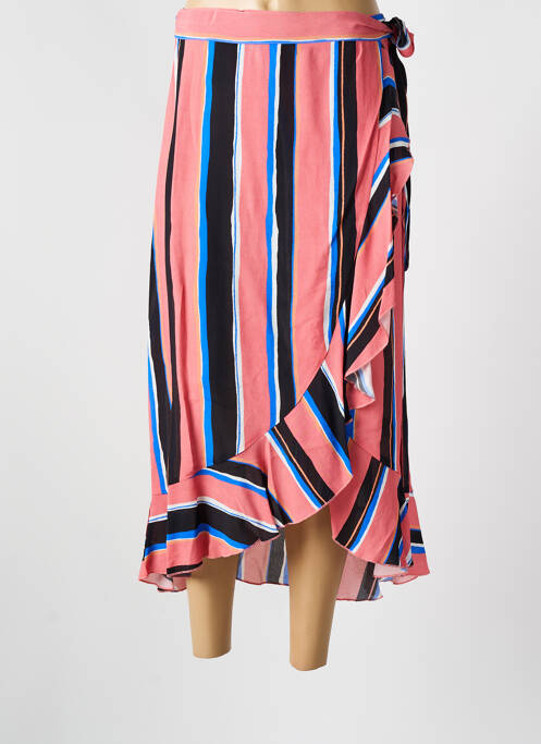 Jupe longue rose CYELL pour femme