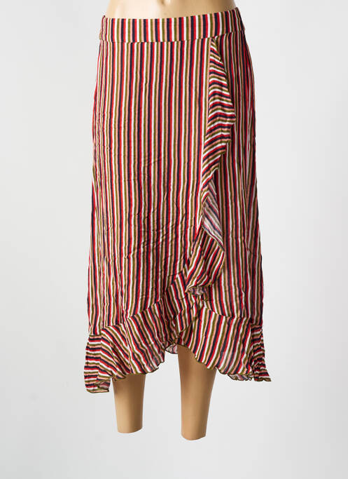 Jupe longue rose CYELL pour femme