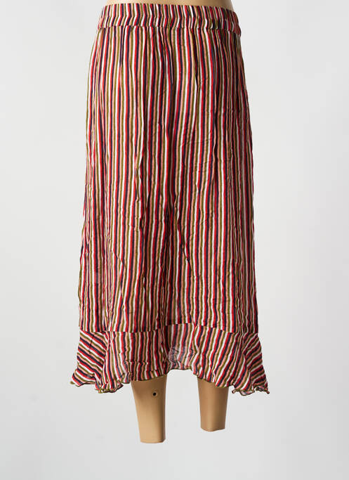 Jupe longue rose CYELL femme