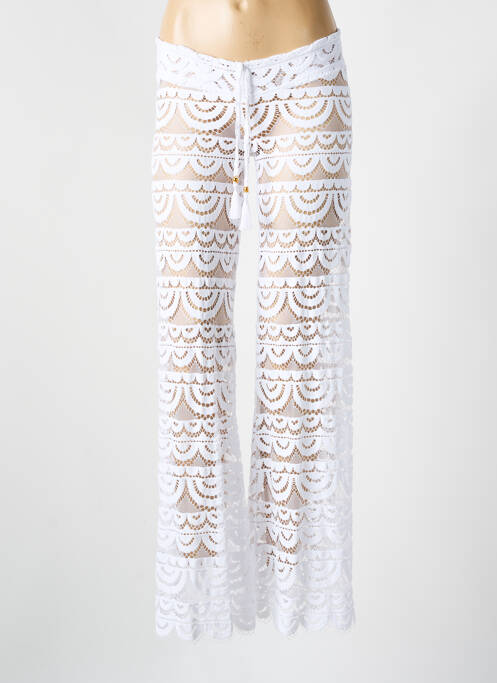 Pantalon flare blanc PILYQ pour femme