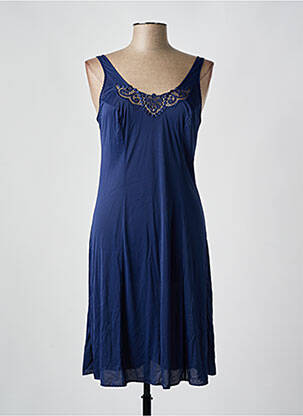 Nuisette/combinette col rond bleu VALISERE femme