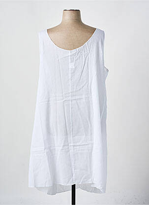 Nuisette/combinette col v blanc CHARMOSYNE femme