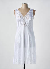 Nuisette/combinette blanc CHARMOSYNE pour femme seconde vue