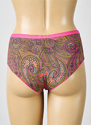 Shorty tissage satiné rose ANTIGEL femme