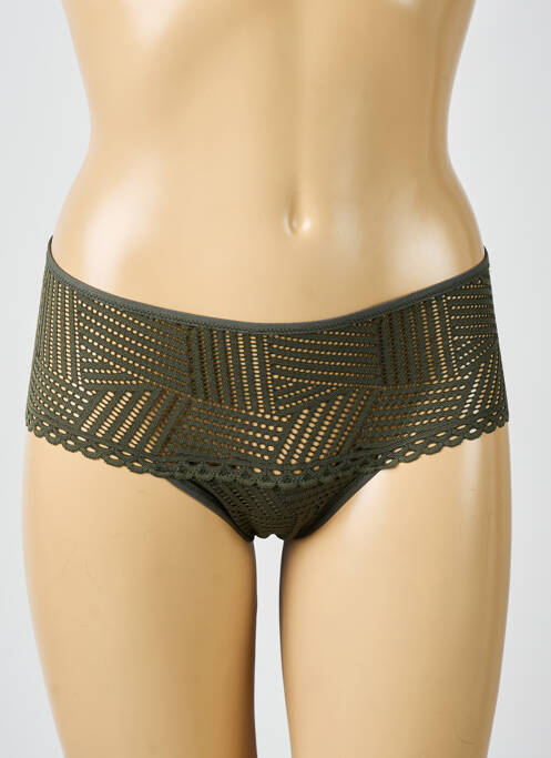 Shorty stretch vert ANTIGEL femme