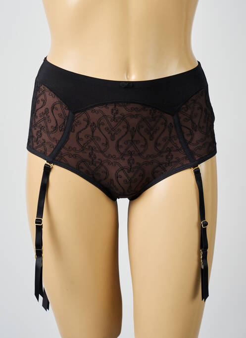 Guêpière/porte-jarretelle broderie noir TRIUMPH femme