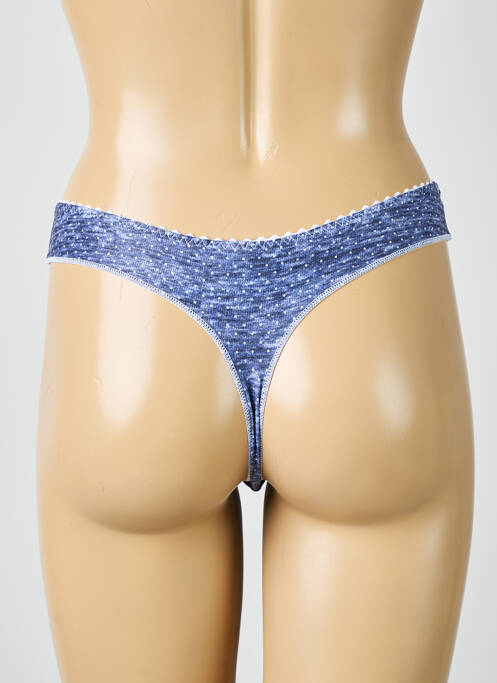 Tanga bleu ANTIGEL femme