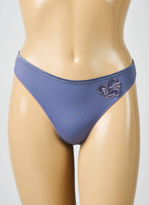 Tanga bleu SIMONE PERELE pour femme