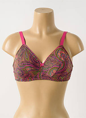 Soutien-gorge sans armature haut soutien-gorge emboitant rose ANTIGEL femme
