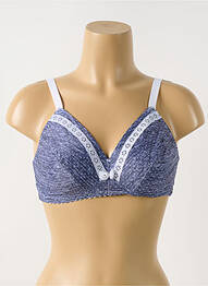 Soutien-gorge sans armature haut soutien-gorge emboitant bleu ANTIGEL femme