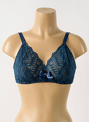 Soutien-gorge sans armature haut soutien-gorge emboitant bleu ANTIGEL femme