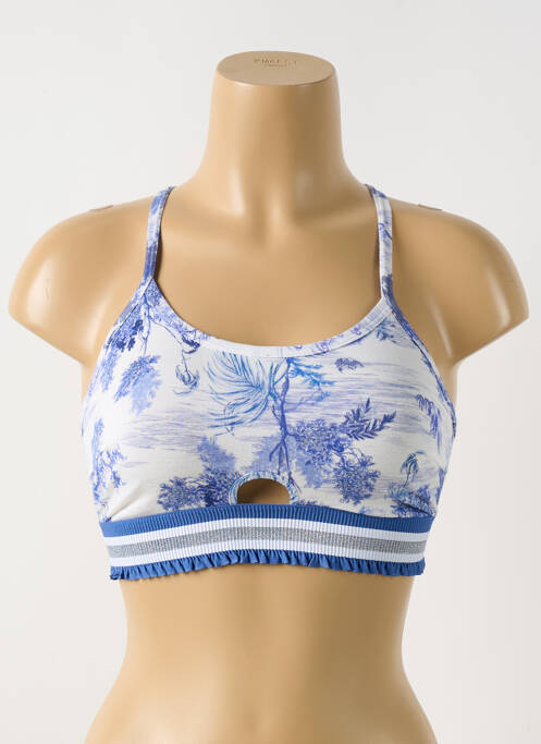 Soutien-gorge bleu ANTIGEL pour femme