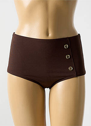 Bas de maillot de bain shorty shorty marron CYELL femme
