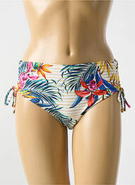 Bas de maillot de bain imprimé tie and dye culotte jaune CYELL femme