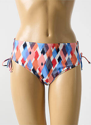 Bas de maillot de bain imprimé fantaisie culotte rose CYELL femme