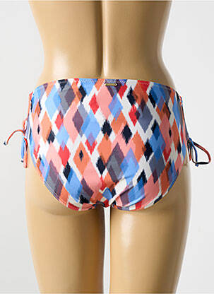 Bas de maillot de bain imprimé fantaisie culotte rose CYELL femme